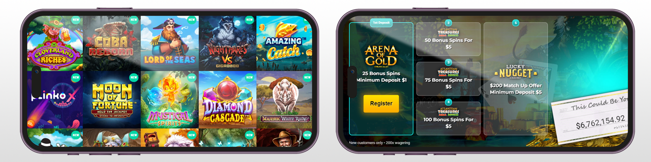 minimum deposit casino bonuses free spins